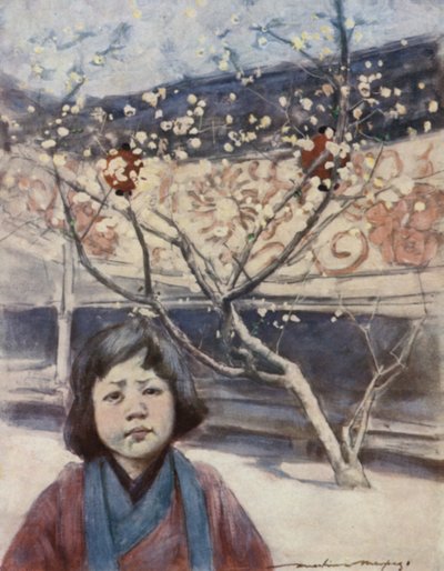 Un japonés en color ciruela de Mortimer Ludington Menpes